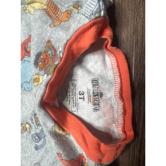 Vintage Sesame Street Toddler T Shirt 3T Gray - Character Print - Picture 3 of 3
